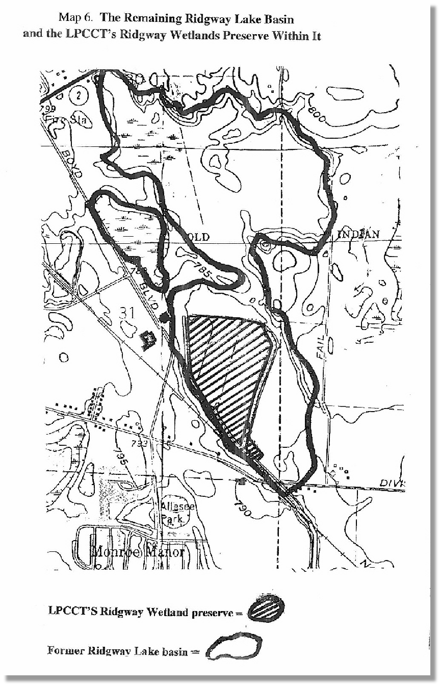 Remaining Ridgway Lake Basin and LPCCT Preserve